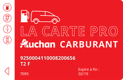 Visuel Carte carburant Auchan