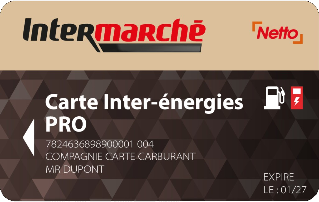 Visuel Carte carburant PRO Inter-énergies