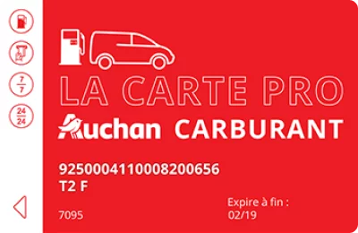 Visuel Carte carburant Auchan